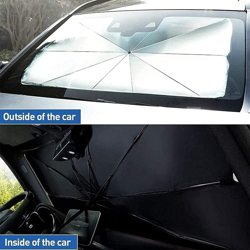 Car Windshield Sun Shade Umbrella – Thermal Insulation & UV Protection