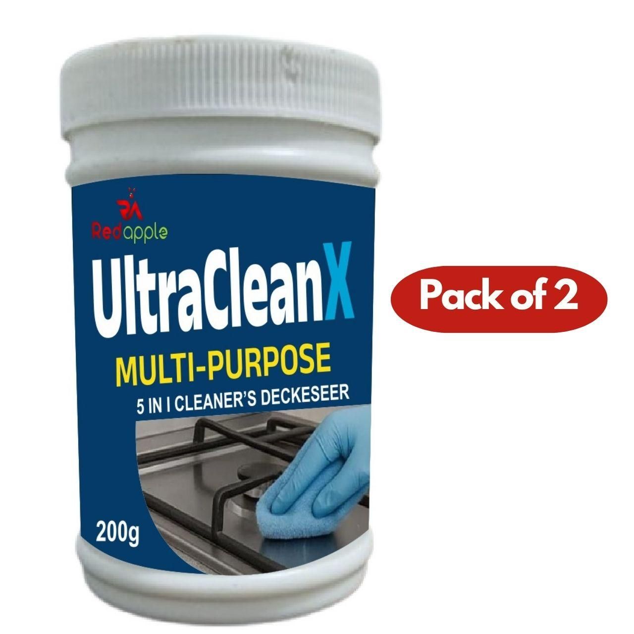 Ultra Clean X – Powerful Kitchen Degreaser (Pack of 2, 400 gm each)