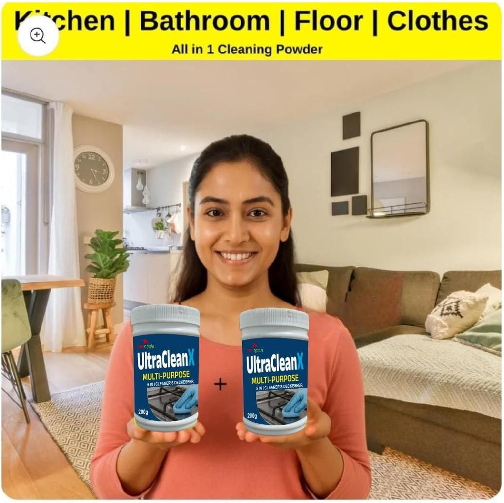 Ultra Clean X – Powerful Kitchen Degreaser (Pack of 2, 400 gm each)